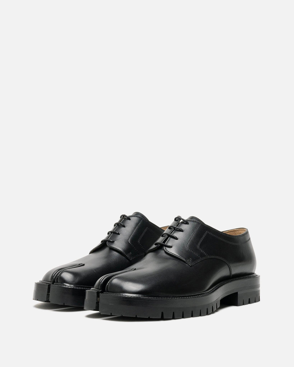 Оригінальна Tabi County Lace-Up Shoe In Black Maison margiela – збільшений вид