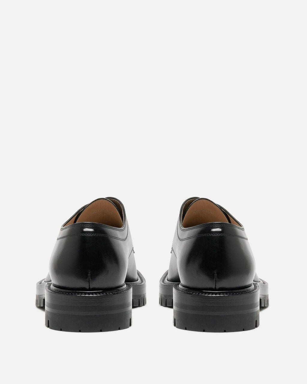 Оригінальна Tabi County Lace-Up Shoe In Black Maison margiela – детальний вид