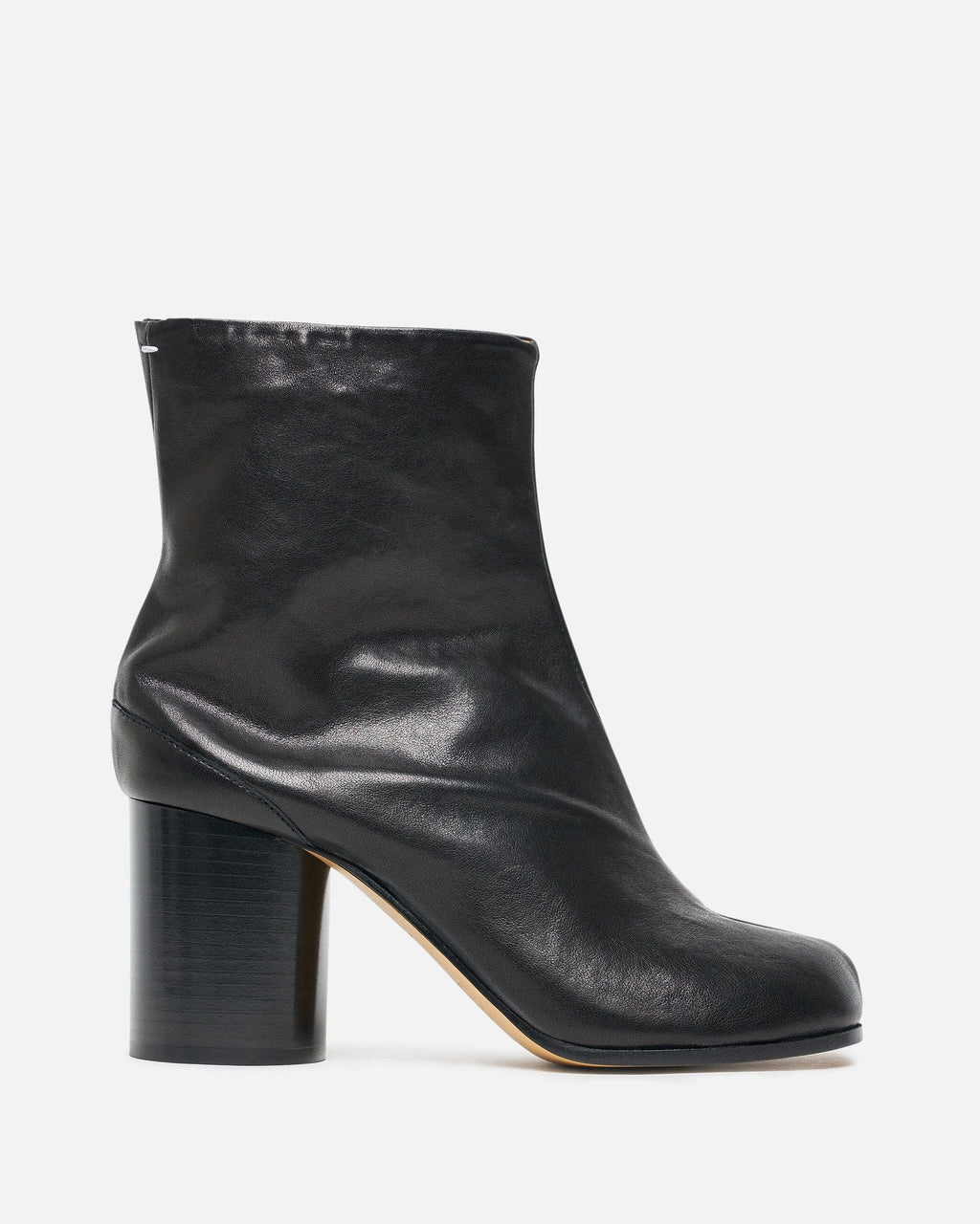 Tabi Leather Ankle Boots In Black Maison margiela оригінал – Купити в Україні – боковий вид