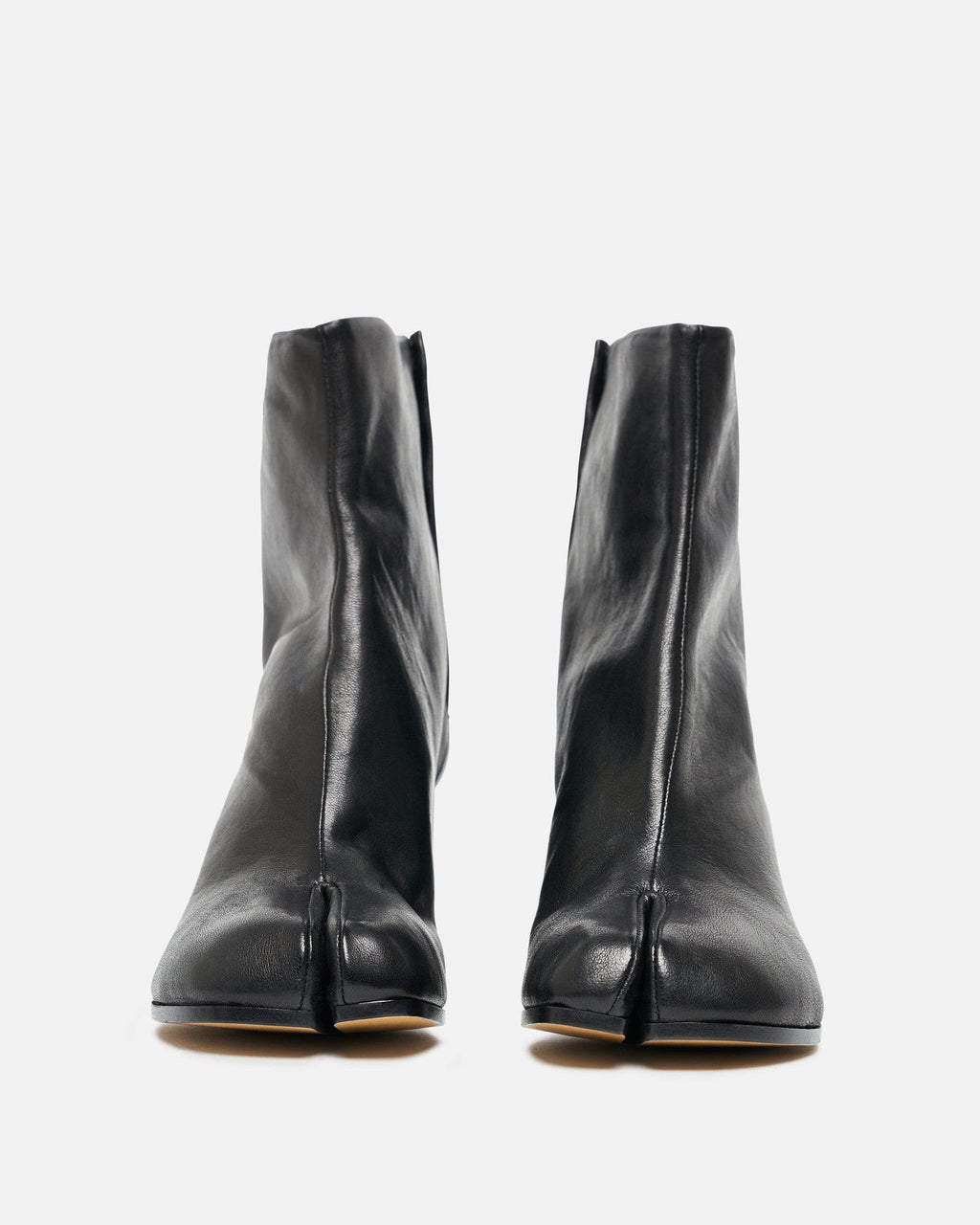 Tabi Leather Ankle Boots In Black Maison margiela оригінал – Купити в Україні – збільшений вид