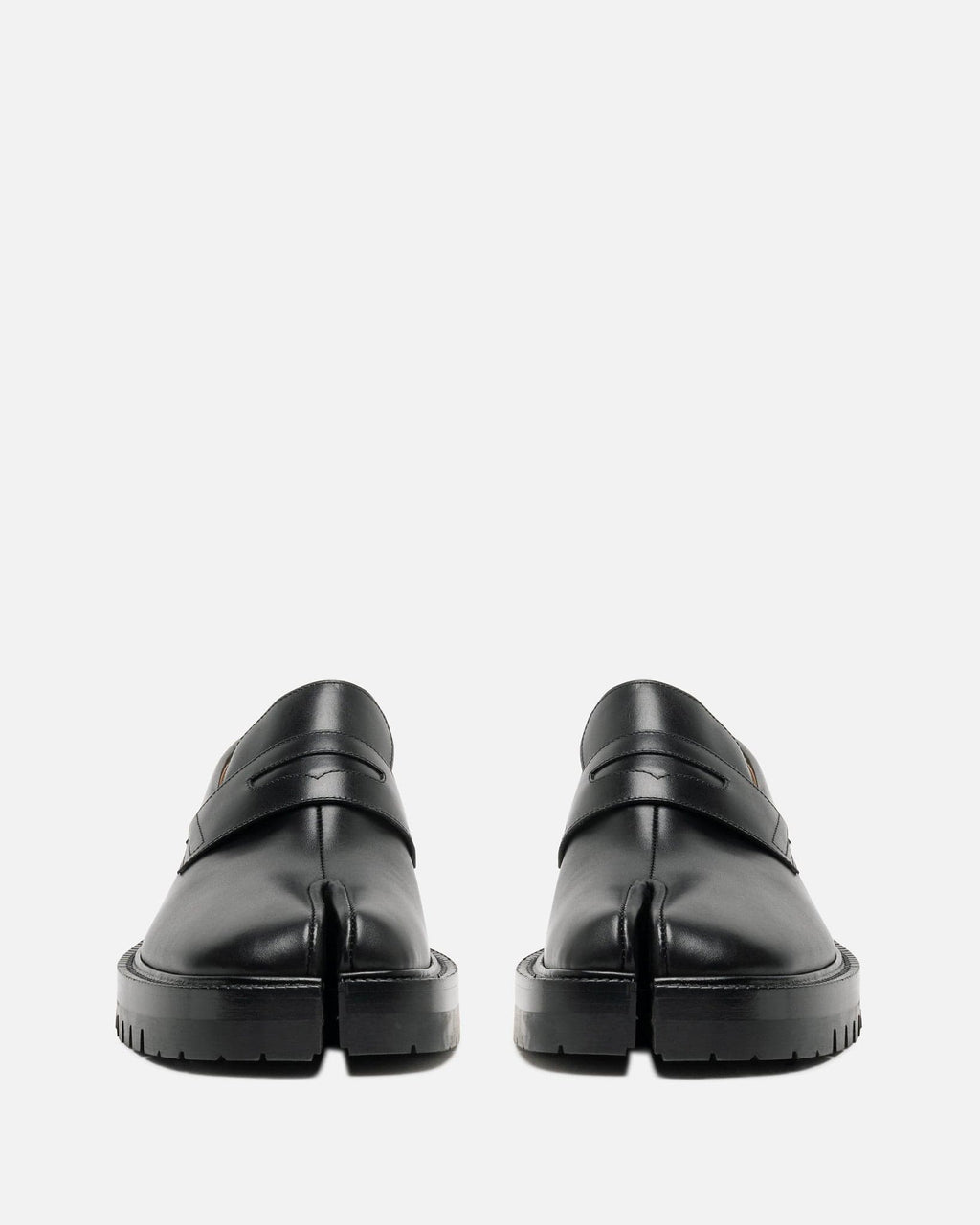 Tabi Loafers In Black Maison margiela оригінал – Купити в Україні – вид ззаду