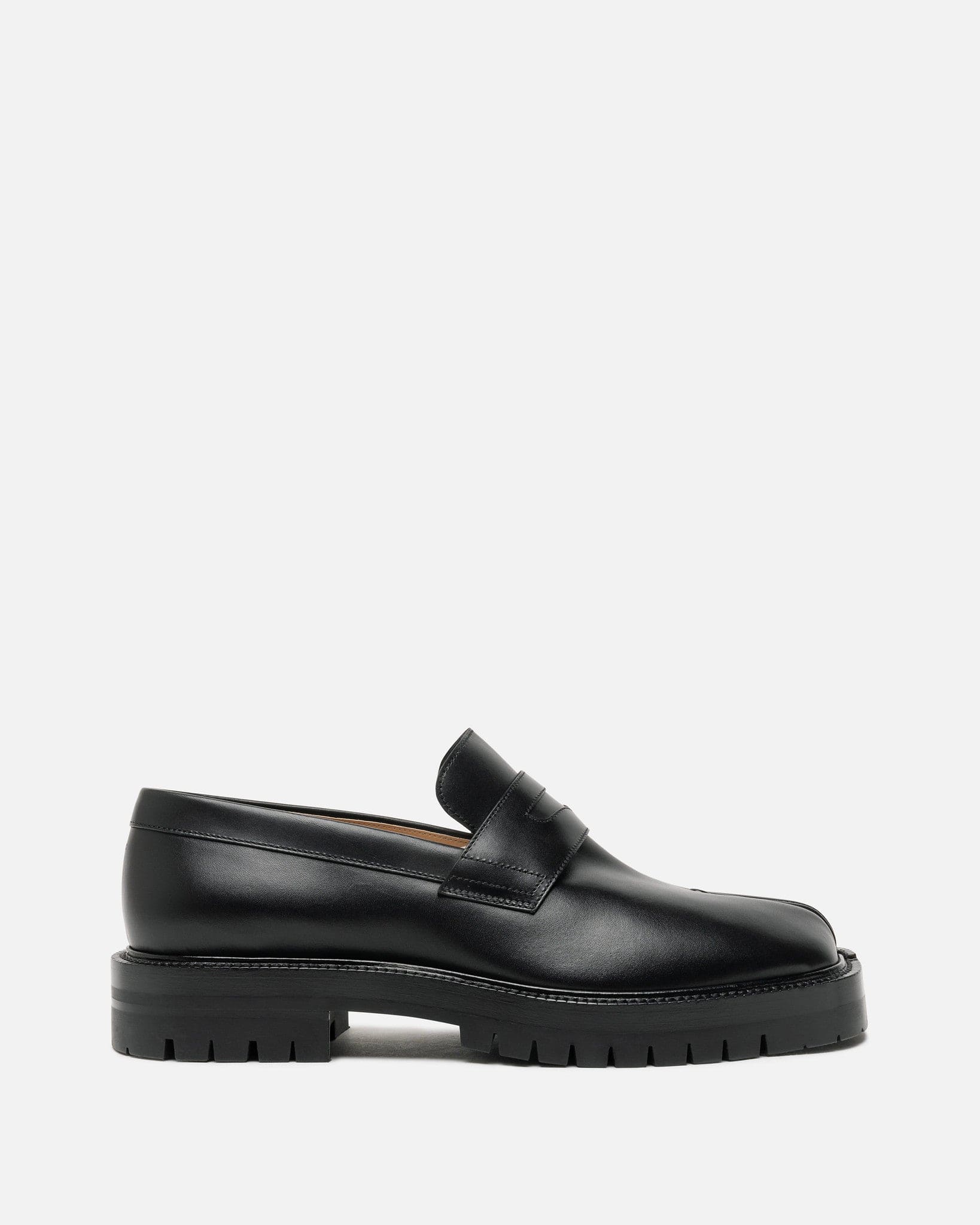 Tabi Loafers In Black Maison margiela оригінал – Купити в Україні – боковий вид