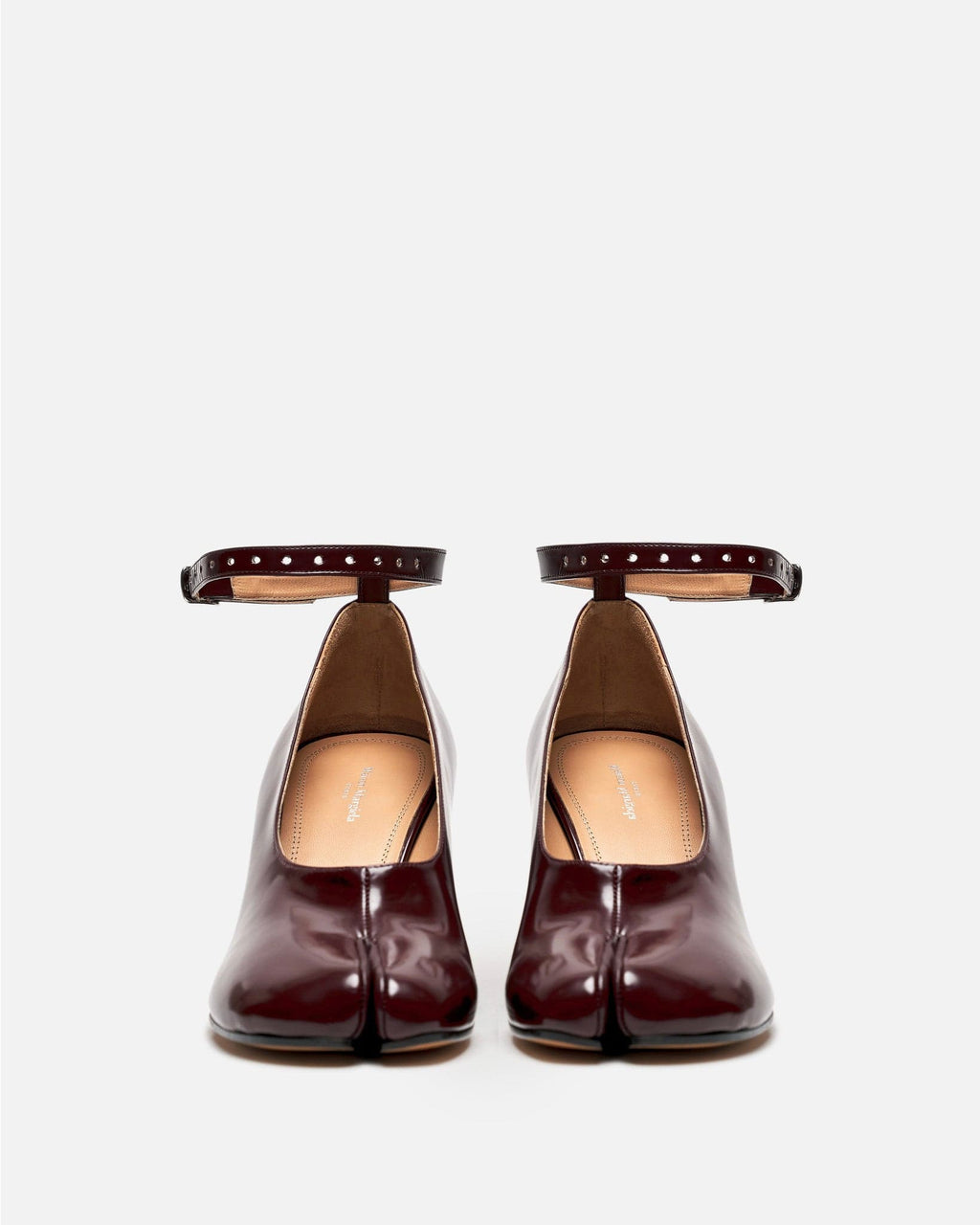 Оригінальна Tabi Pumps In Bordeaux Maison margiela – вид ззаду