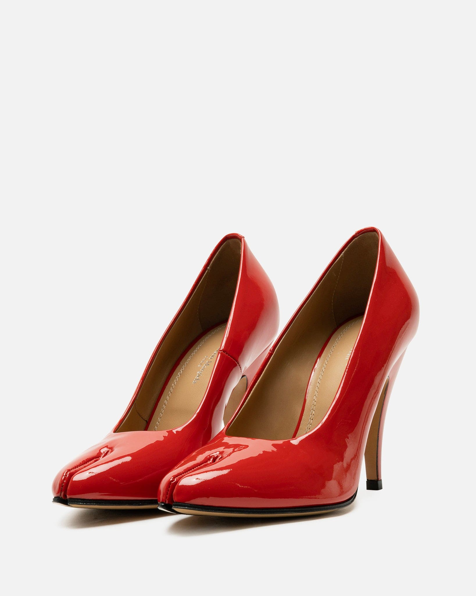 Tabi Pumps In Poppy Red Maison margiela оригінал – Купити в Україні – вид ззаду