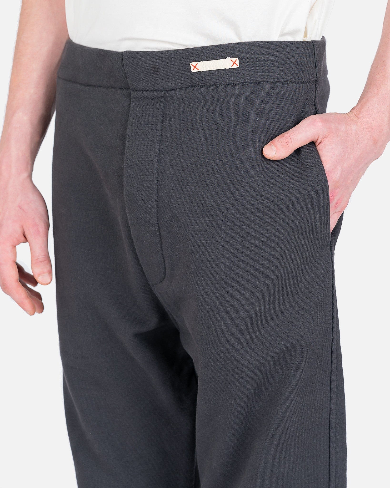 Tailored Trousers In Steel Grey Maison margiela – Гарантія оригінальності – вид ззаду