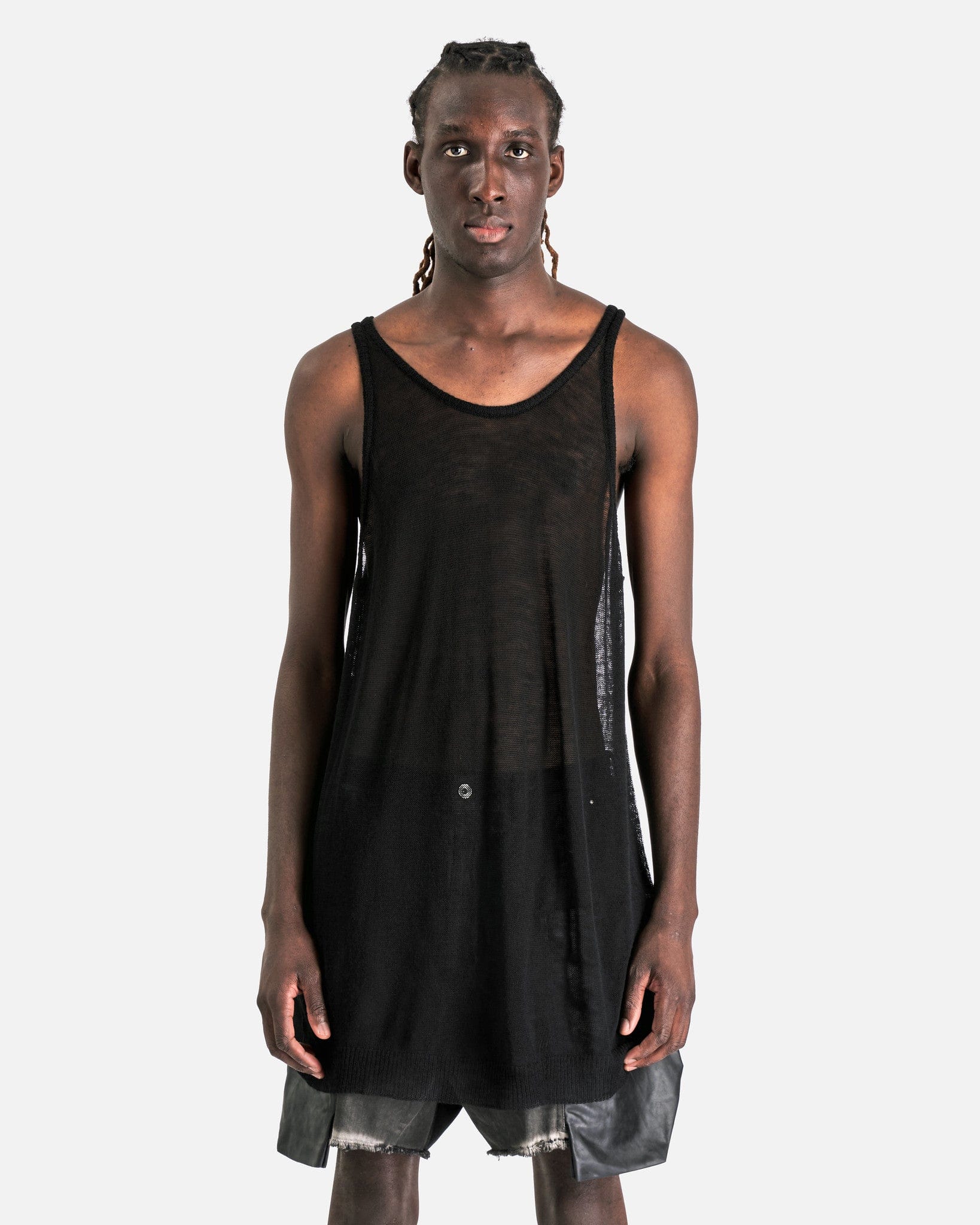 Tank In Black Rick owens оригінал – Купити в Україні – боковий вид