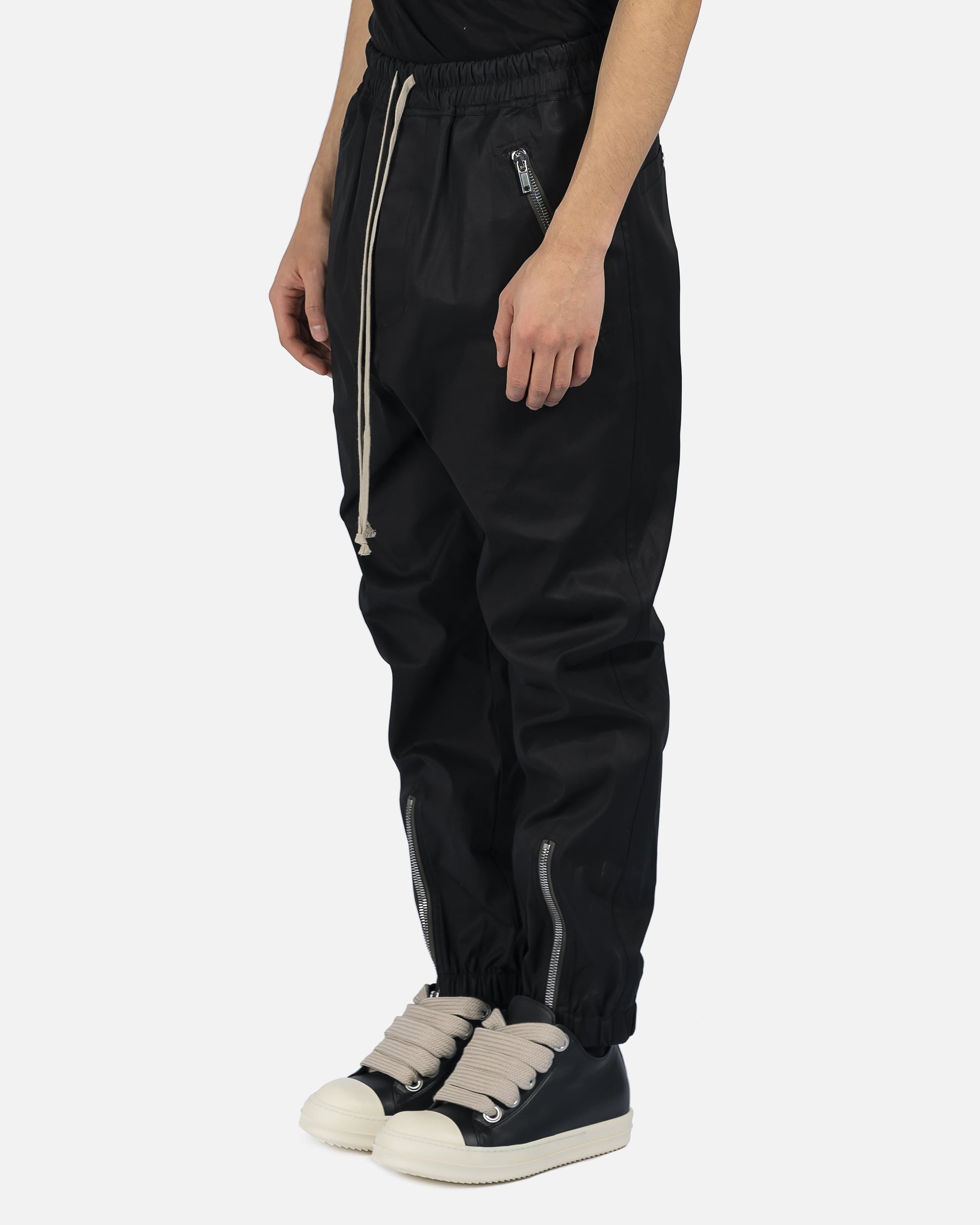 Tecuatl Track Pant In Black Rick owens – Гарантія оригінальності – вид ззаду