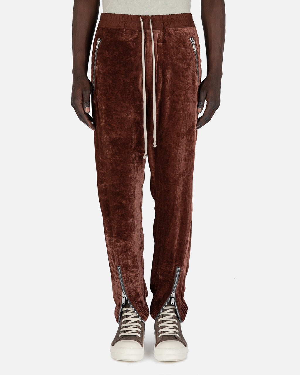 Tecuatl Track Pant In Macassar Rick owens – Гарантія оригінальності – боковий вид