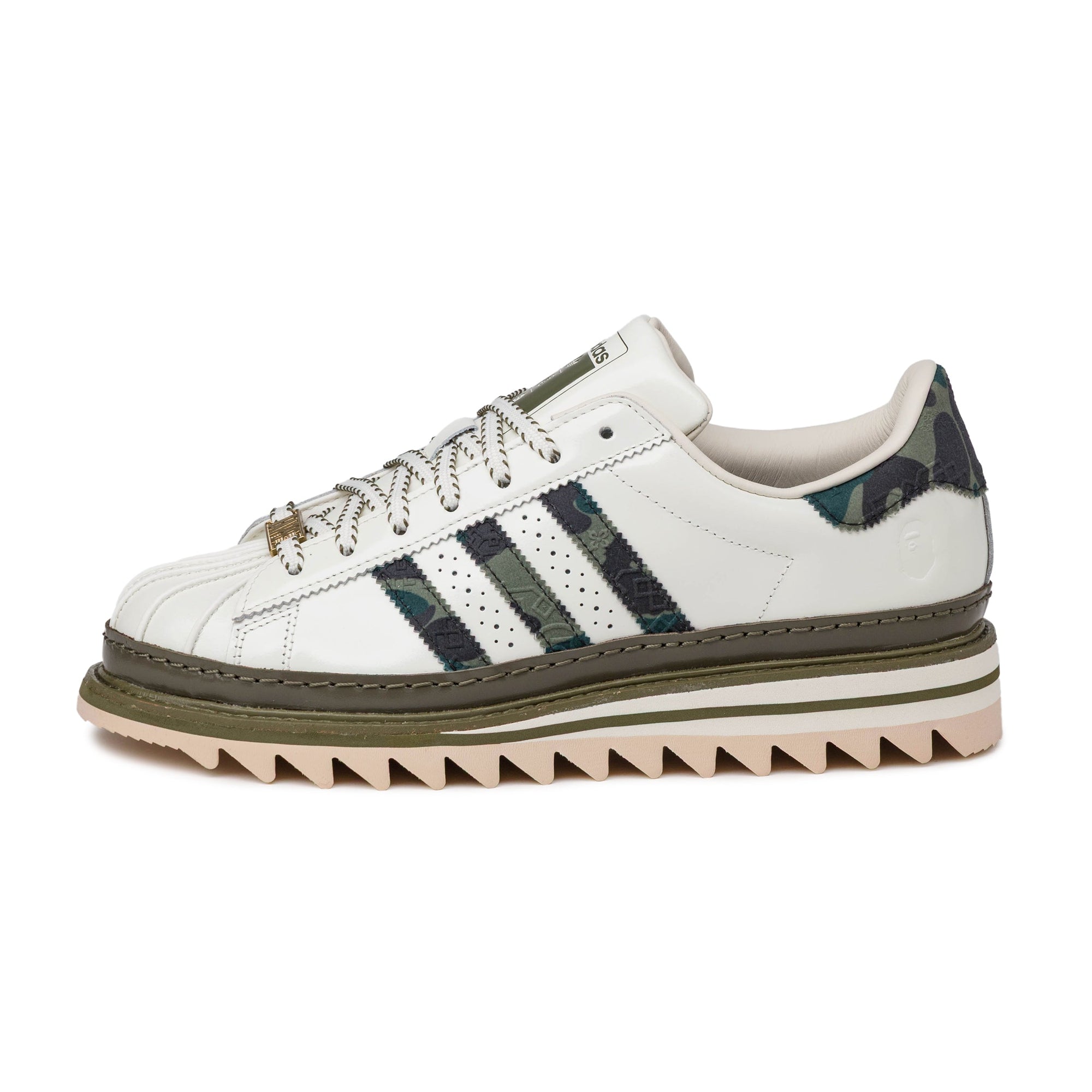 Оригінальна By Edison Chen X Bape Superstar Ds Adidas – боковий вид - ADIDAS