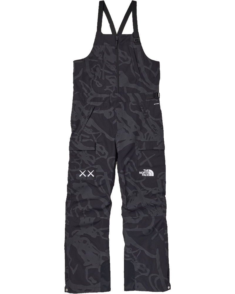XX Kaws Freeride Bib Black Dragline Print The north face оригінал – Купити в Україні
