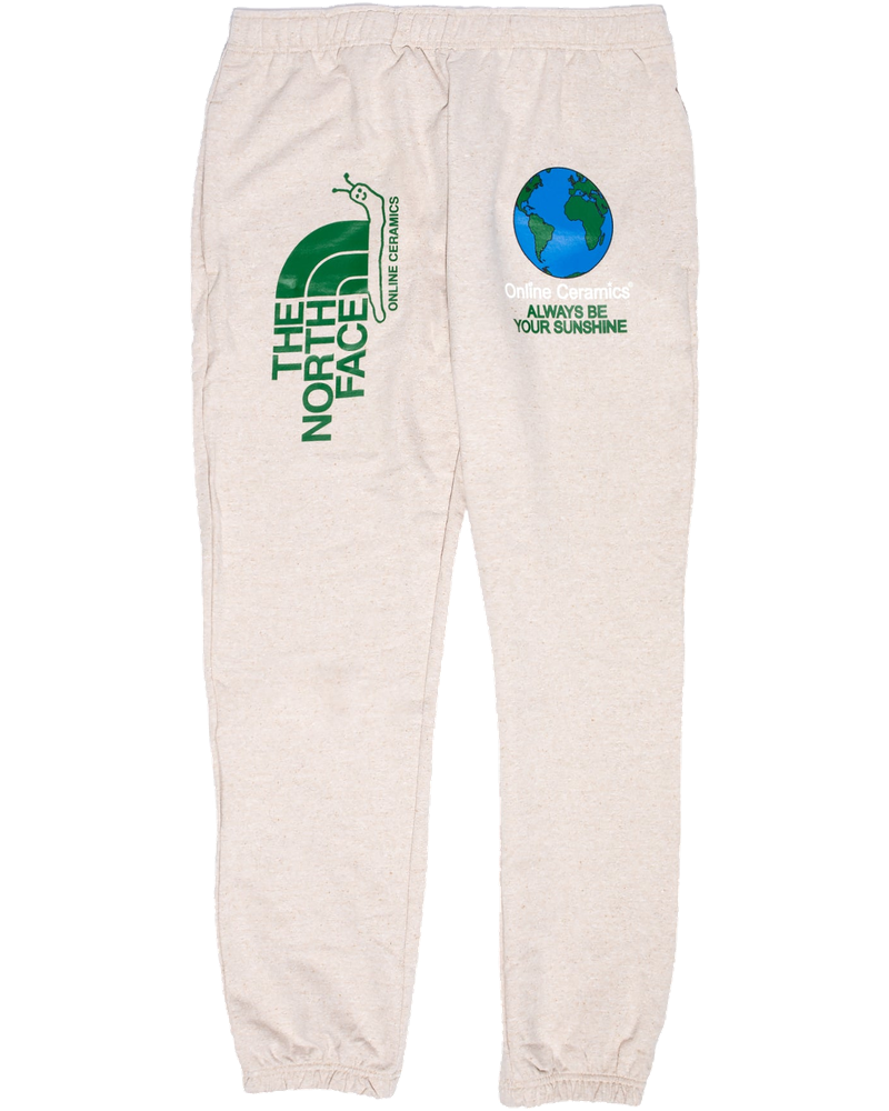 Оригінальна X Online Ceramics Mens Graphic Sweatpants White Regrind The north face