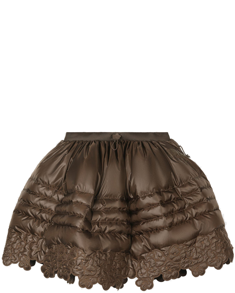 X Cecilie Bahnsen Quilted Down Skirt Soil Brown The north face оригінал – Купити в Україні bg_removed_catalog