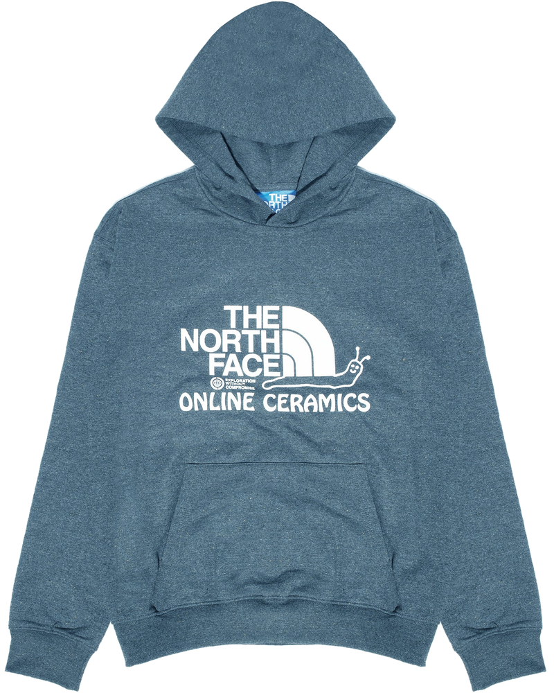 X Online Ceramics Mens Graphic Hoodie Blue Regrind The north face – Гарантія оригінальності