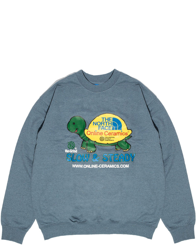 X Online Ceramics Mens Graphic Crew Sweatshirt Blue Regrind The north face оригінал – Купити в Україні