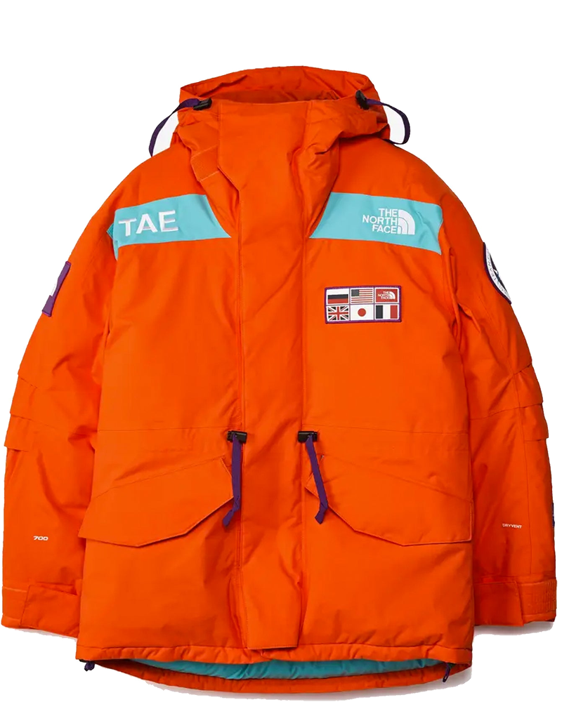 Mens Tae Exped Parka Red Orange The north face – Гарантія оригінальності