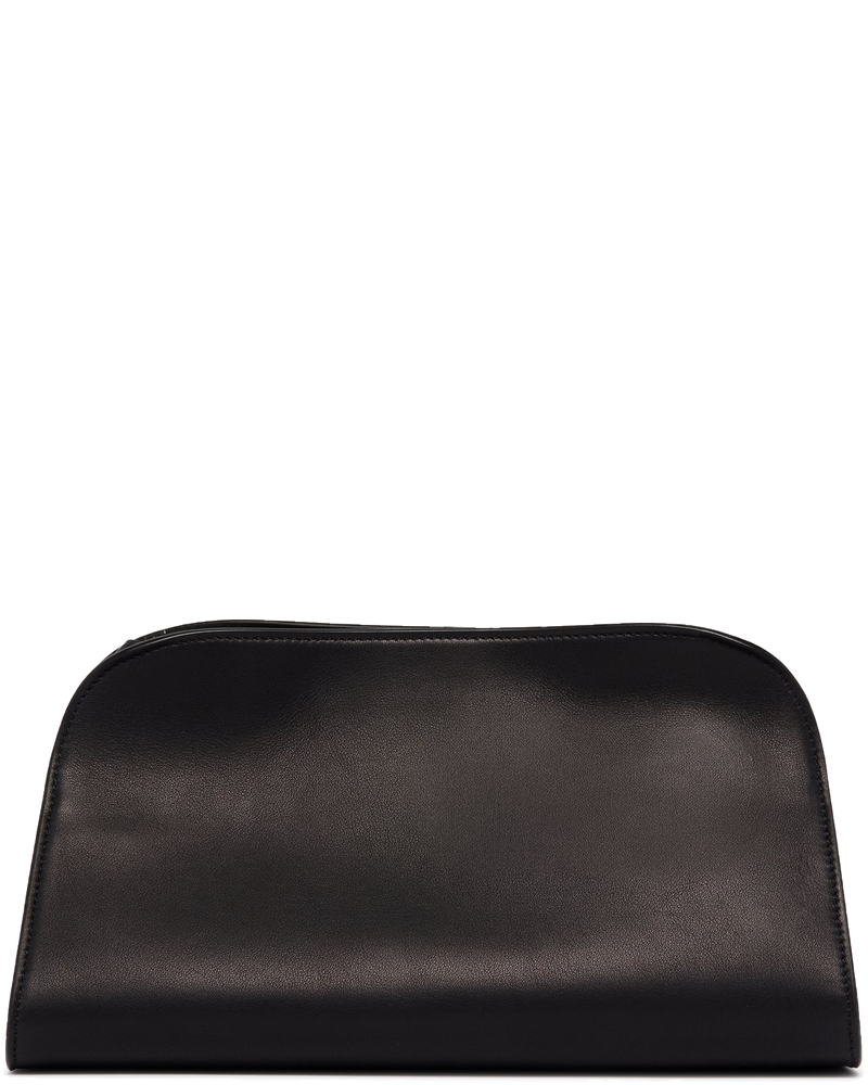 Black Peggy Leather Clutch The row – Гарантія оригінальності