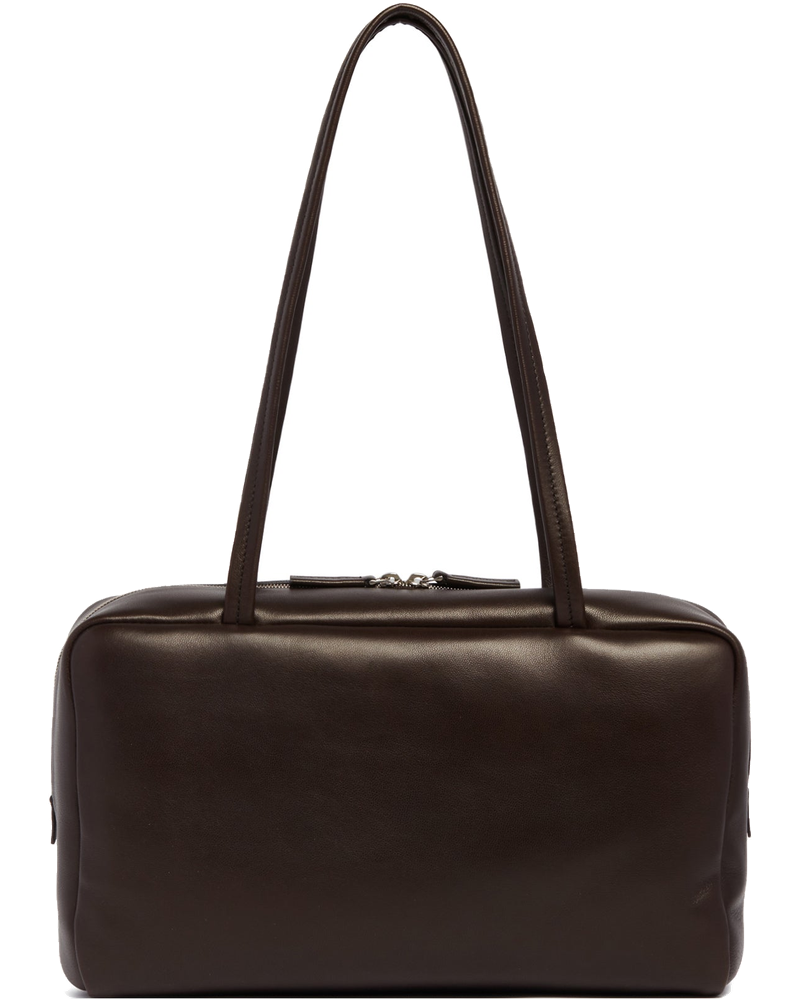 Brown Astra Leather Bowling Bag The row оригінал – Купити в Україні