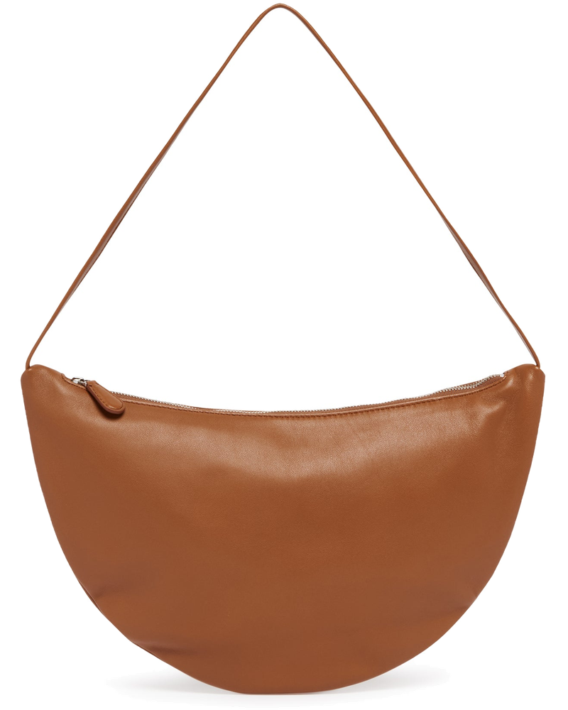 Brown Leather Shoulder Bag The row оригінал – Купити в Україні