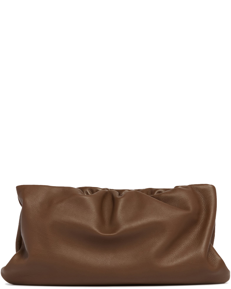 Brown XL Leather Bourse Clutch The row – Гарантія оригінальності