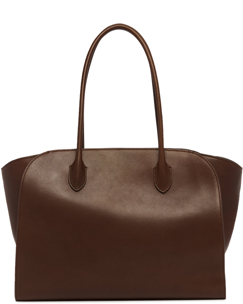 Brown Marlo 14 Leather Bag The row оригінал – Купити в Україні
