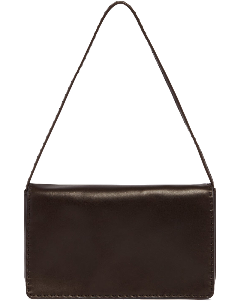 Оригінальна Brown Nuance Leather Shoulder Bag The row