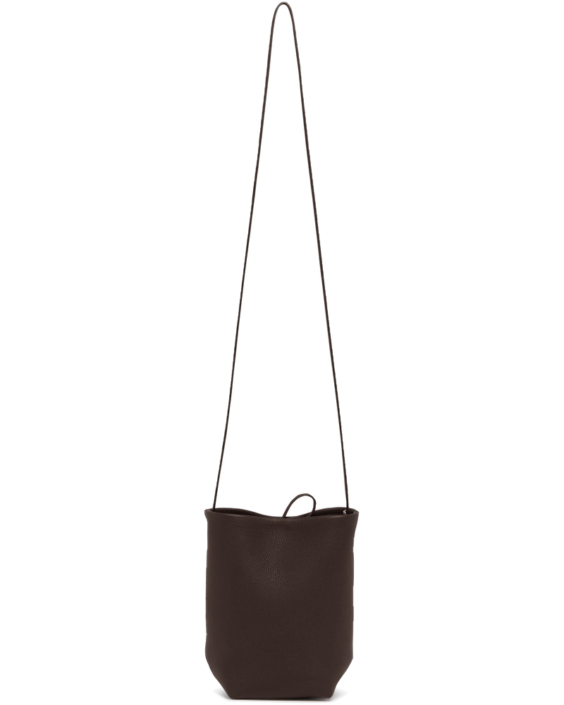 Dark Brown Leather Shoulder Bag The row оригінал – Купити в Україні