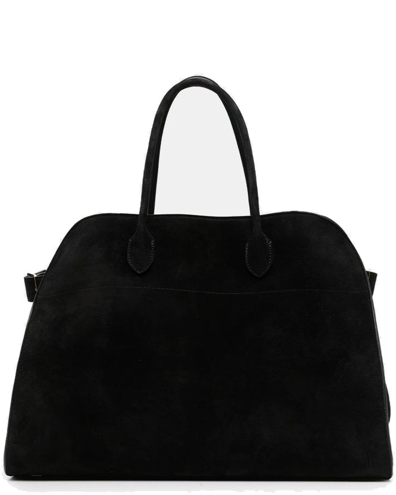 Suede Black Soft Margaux 17 Tote Bag The row – Гарантія оригінальності