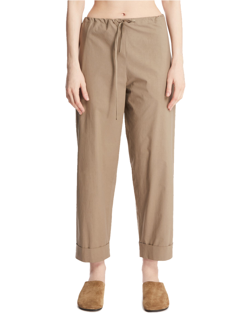 Оригінальна Beige Cropped Cotton Pants The row