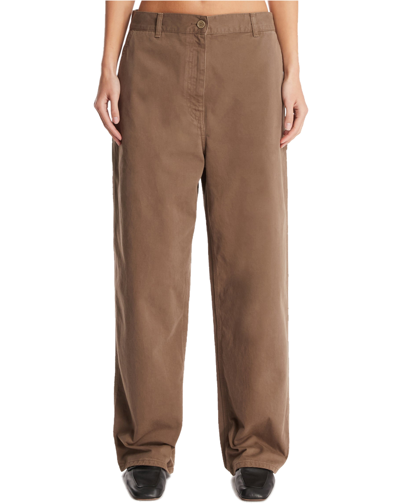 Beige Sharka Cotton Pants The row – Гарантія оригінальності