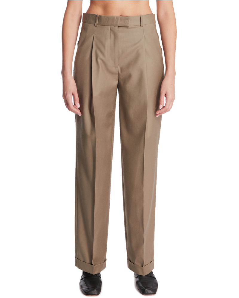 Beige Sorina Wool Trousers The row – Гарантія оригінальності