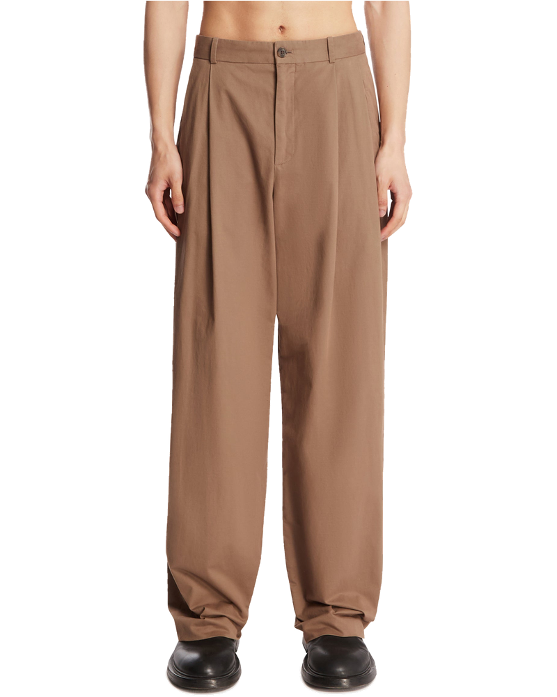 Brown Tibor Cotton Trousers The row оригінал – Купити в Україні