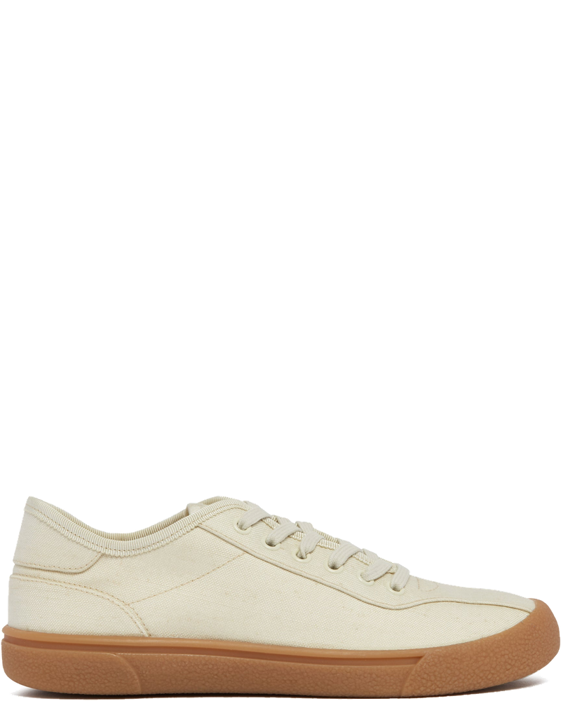 Beige Viscose And Linen Canvas Sneakers The row оригінал – Купити в Україні