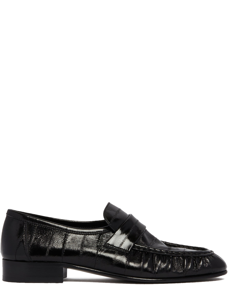Оригінальна Black Eelskin Loafers The row