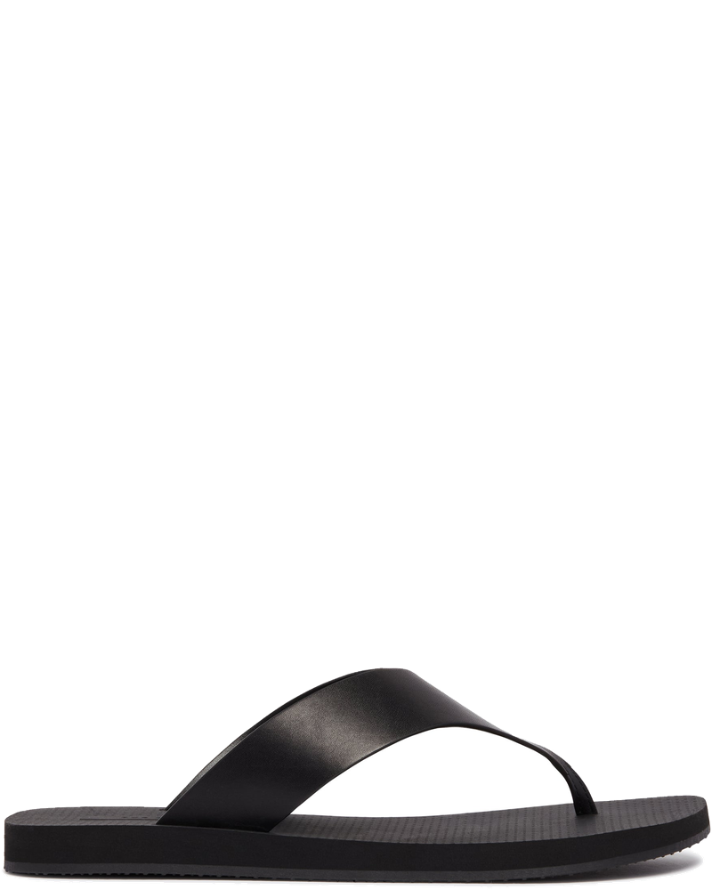 Black Leather Flip-Flop Sandals The row – Гарантія оригінальності