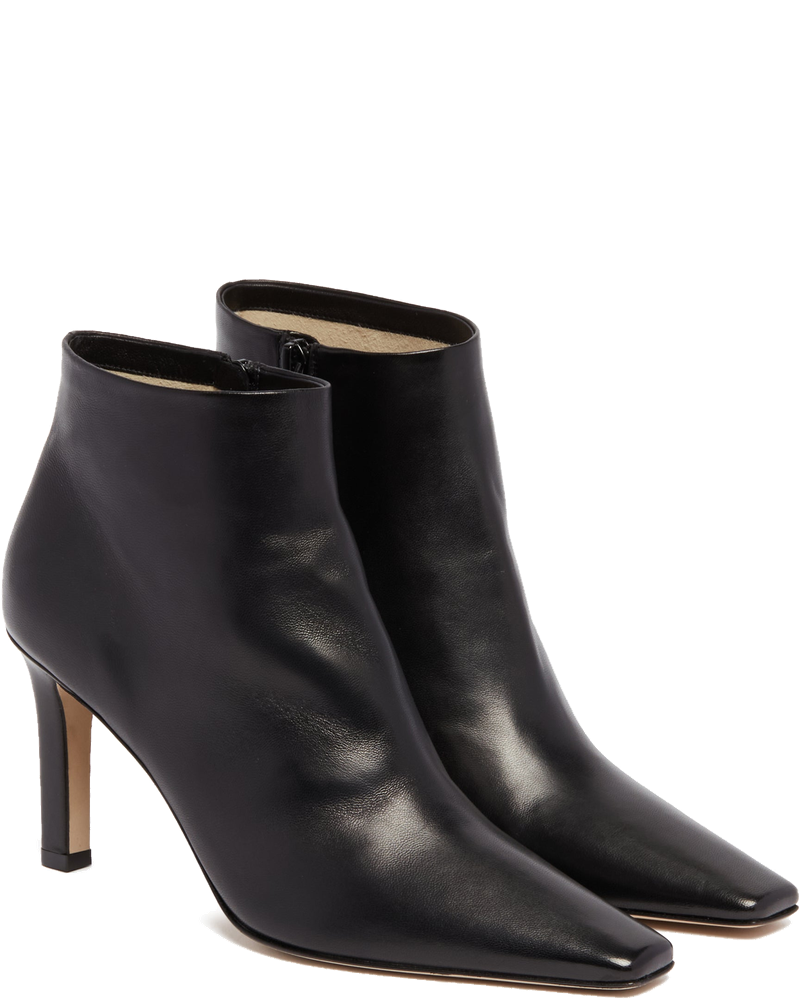 Оригінальна Black Leather Ankle Boots The row