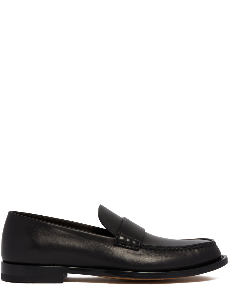 Оригінальна Black Novus Leather Loafers The row