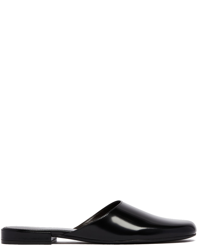 Black Penelope Leather Mules The row – Гарантія оригінальності