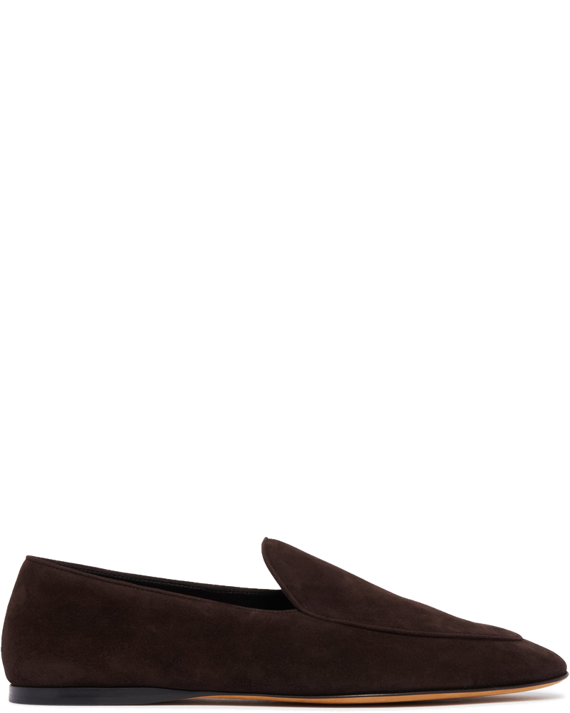 Brown Suede Awar Low Loafers The row оригінал – Купити в Україні