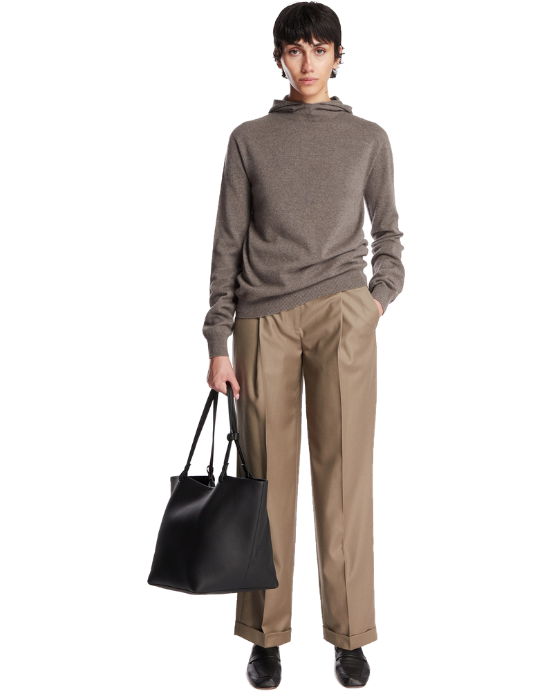 Beige Cashmere Hooded Sweater The row – Гарантія оригінальності