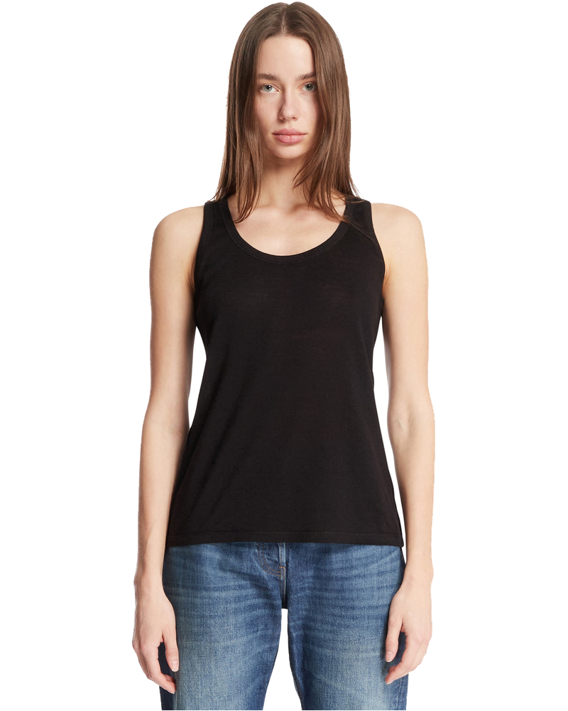 Black Silk, Linen And Cashmere Top The row – Гарантія оригінальності