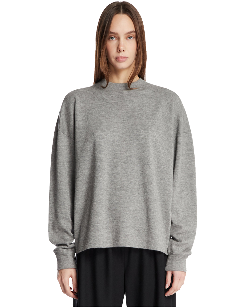 Gray Cashmere Crewneck Sweater The row – Гарантія оригінальності