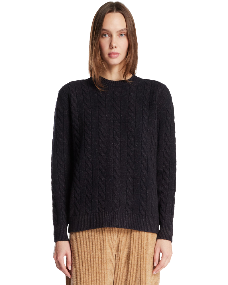 Blue Cable-Knit Sweater The row оригінал – Купити в Україні