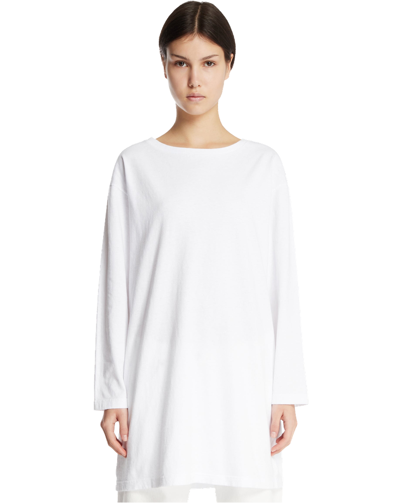 White Cotton Oversized T-Shirt The row – Гарантія оригінальності