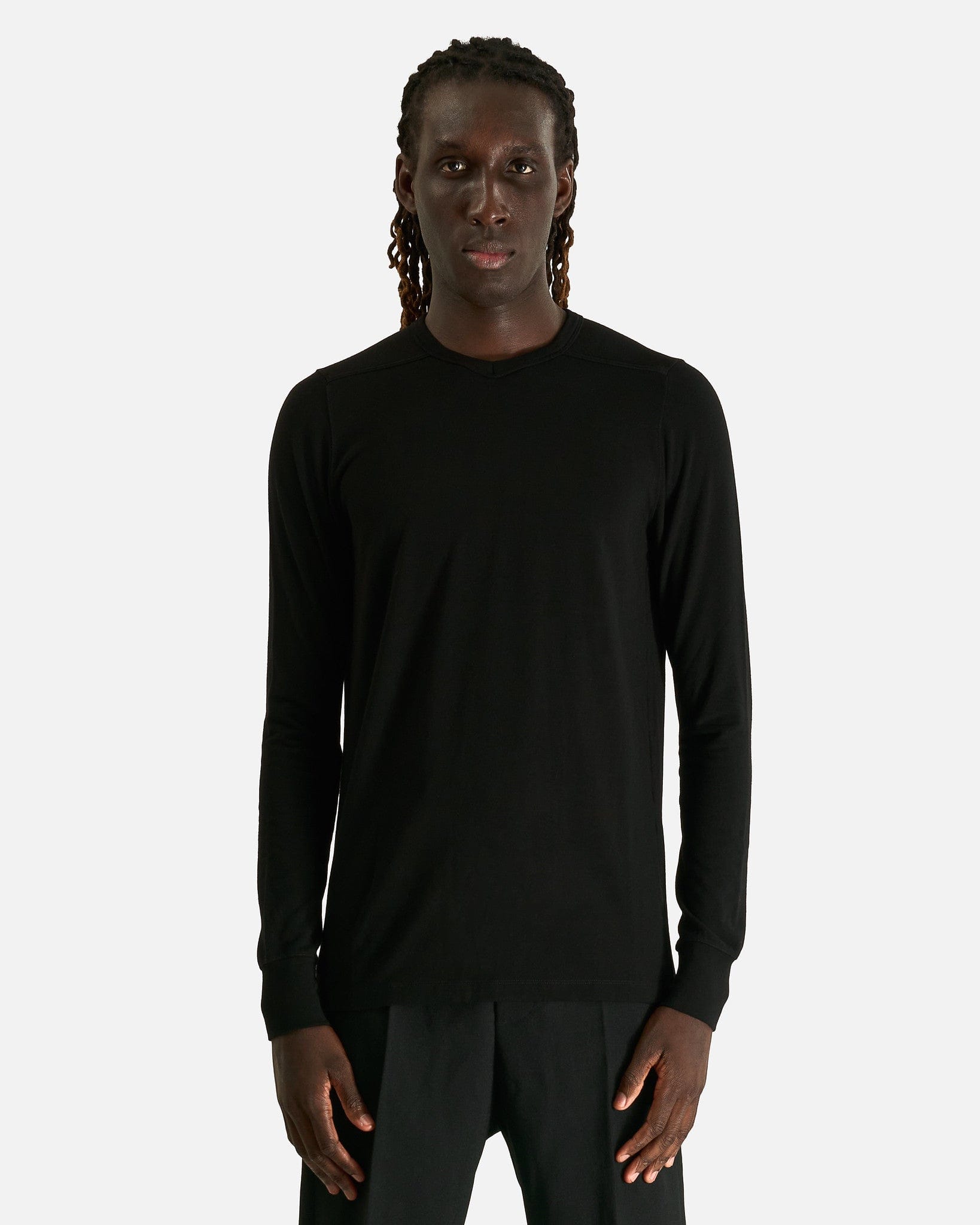 Thermal Top In Black Rick owens – Гарантія оригінальності – боковий вид