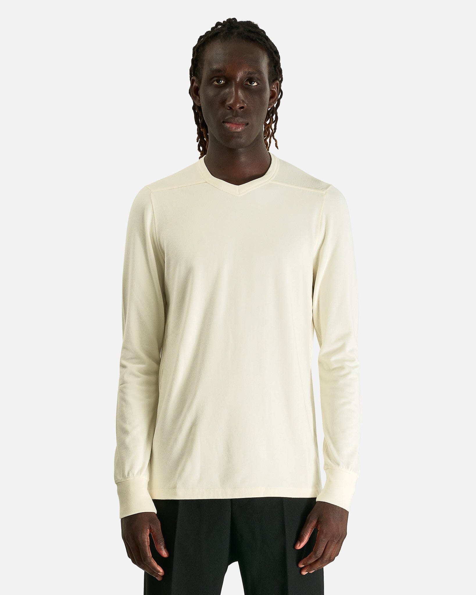 Thermal Top In Natural Rick owens – Гарантія оригінальності – боковий вид