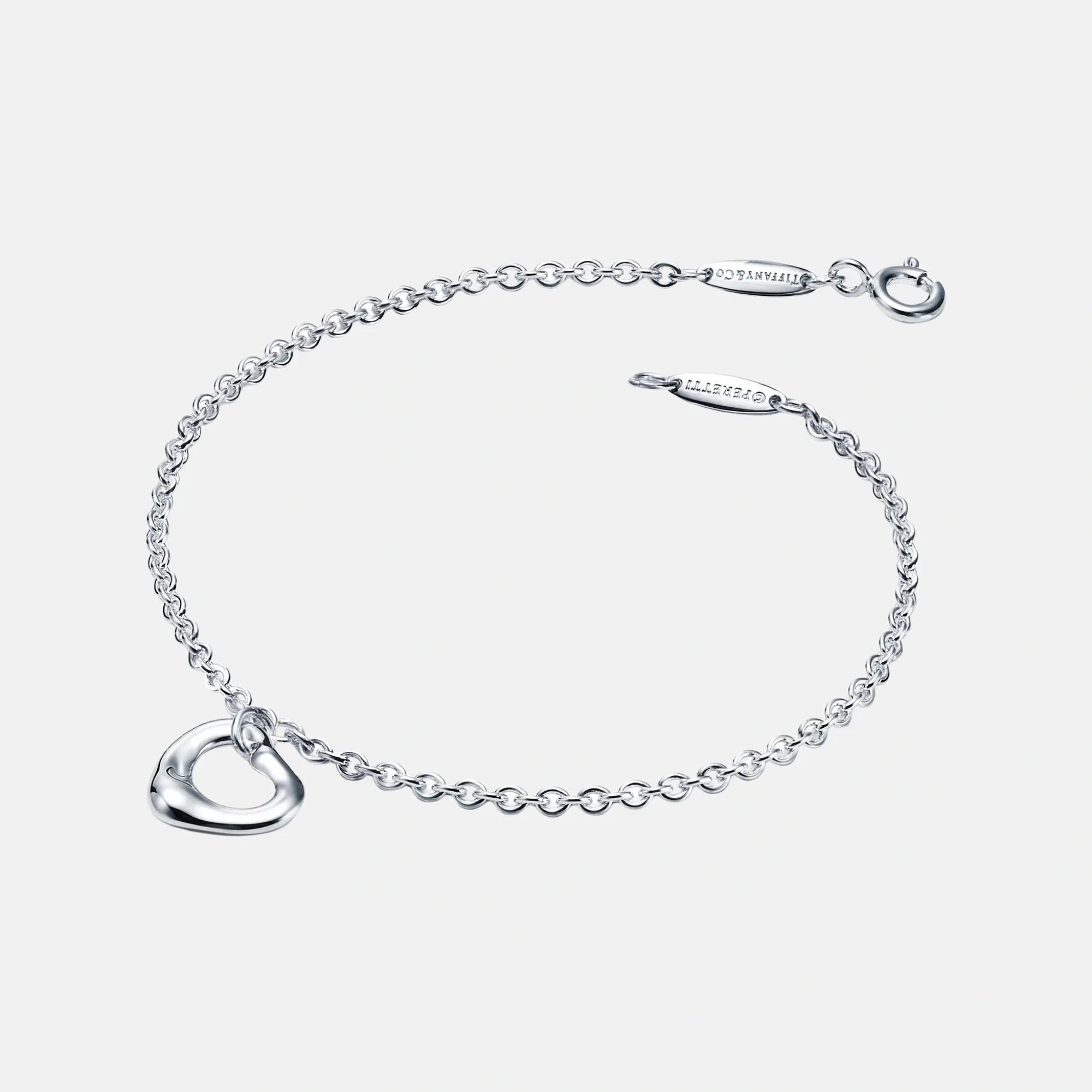 Elsa Peretti Open Heart Bracelet Silver Tiffany & co оригінал – Купити в Україні – детальний вид