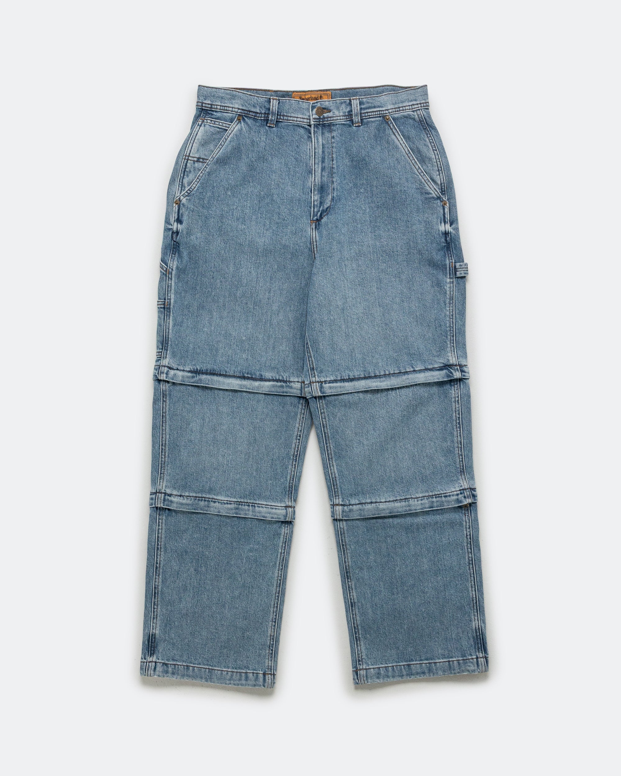 Оригінальна Denim Carpenter Zip-Off Pant X Beams Timberland – боковий вид