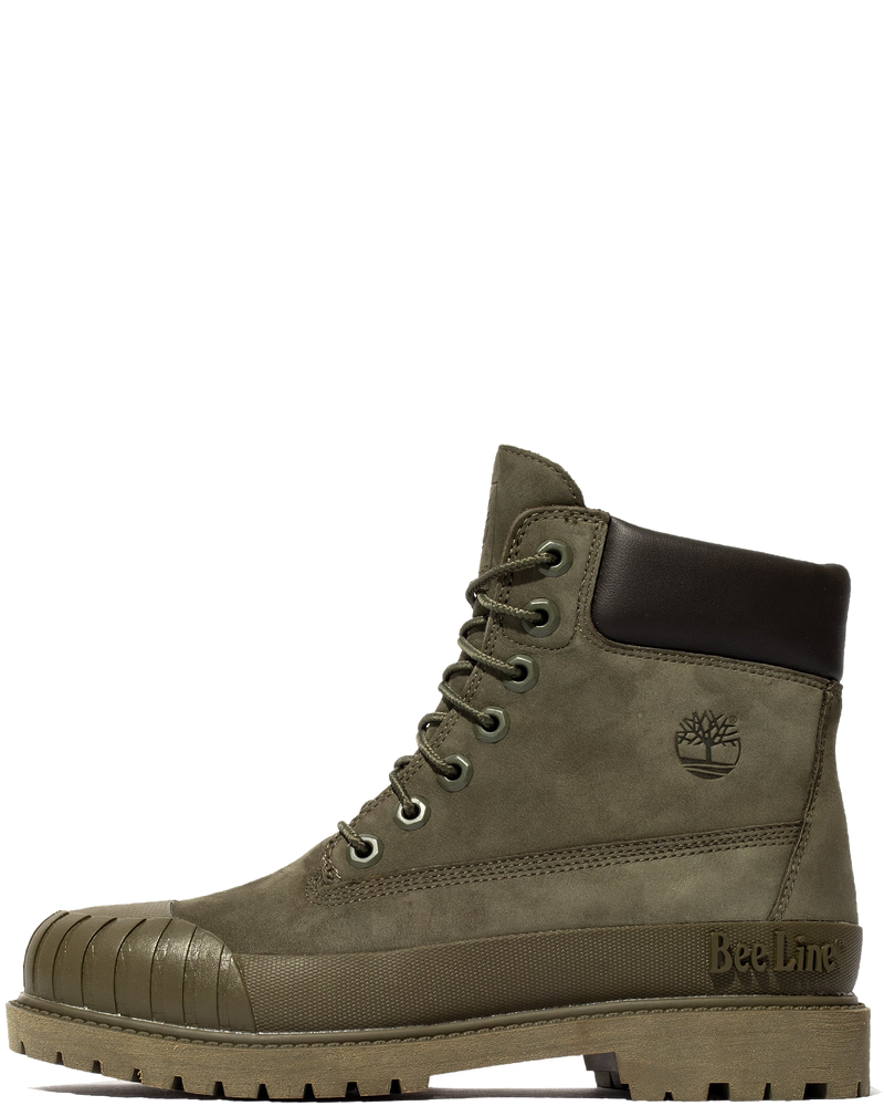 Оригінальна X Beeline Womens 6 Prem Rubber Toe Shoes Dk Grn Timberland