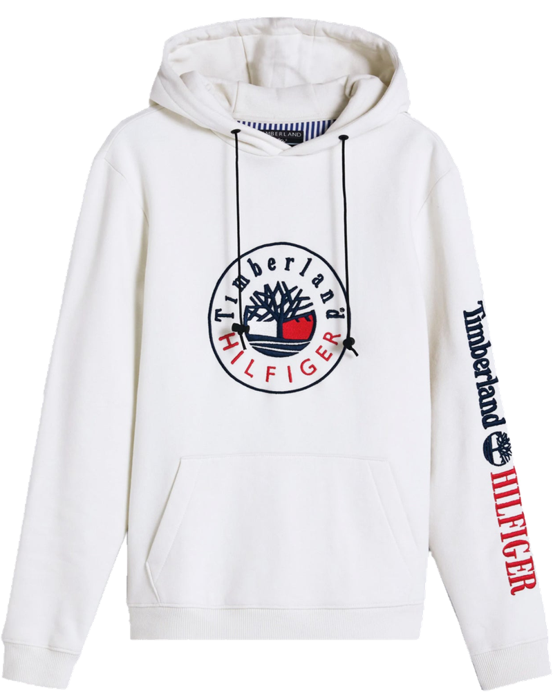 Tommy Hilfiger X Timberland Mens Ri Logo Hoodie Ivory Timberland – Гарантія оригінальності