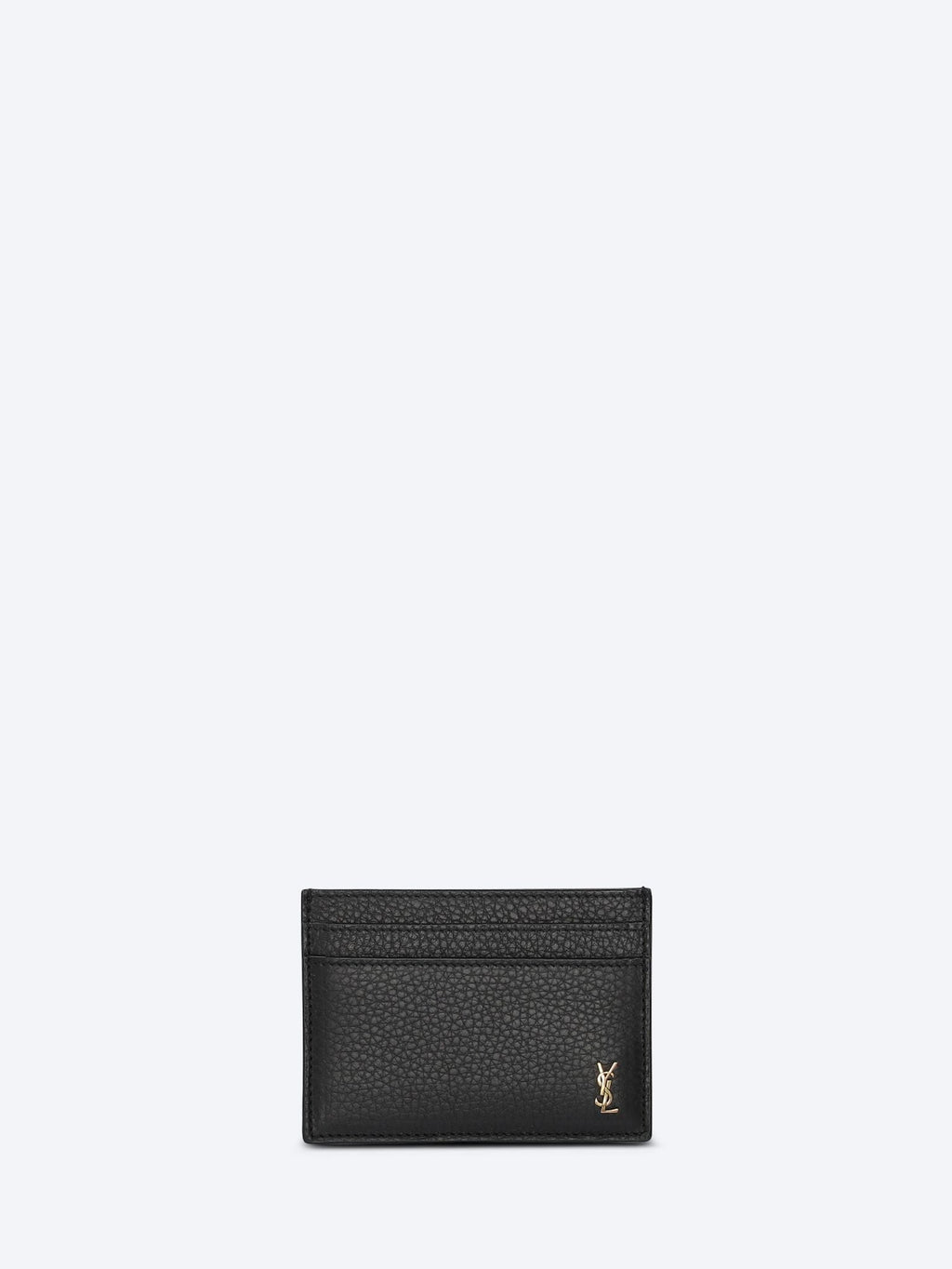 Оригінальна Tiny Cassandre Leather Credit Card Wallet Saint laurent – боковий вид